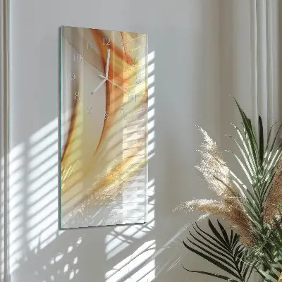 Horloge murale en verre rectangulaire Modèle