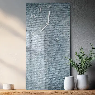 Horloge murale en verre rectangulaire Plastique