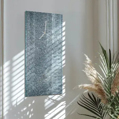 Horloge murale en verre rectangulaire Plastique