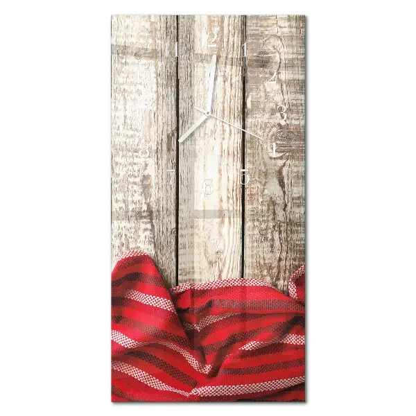 Horloge murale en verre rectangulaire Nappe