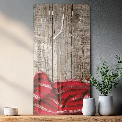 Horloge murale en verre rectangulaire Nappe