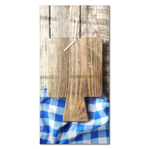 Horloge murale en verre rectangulaire Planches à découper