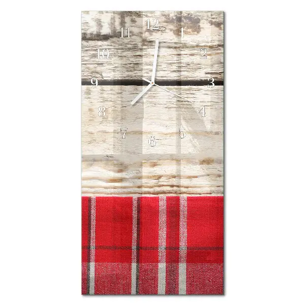 Horloge murale en verre rectangulaire Tableau