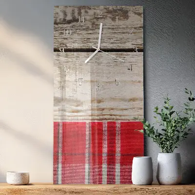 Horloge murale en verre rectangulaire Tableau