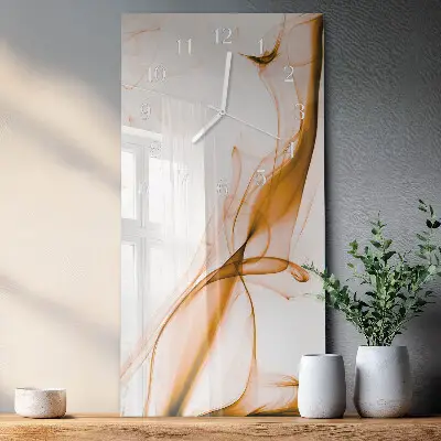 Horloge murale en verre rectangulaire Modèle