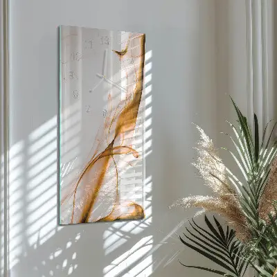 Horloge murale en verre rectangulaire Modèle
