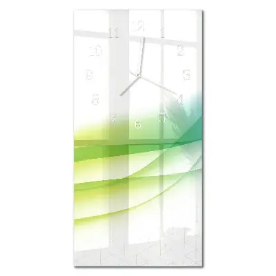 Horloge murale en verre rectangulaire Modèle
