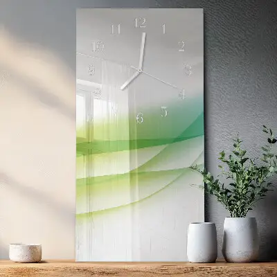 Horloge murale en verre rectangulaire Modèle