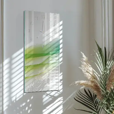 Horloge murale en verre rectangulaire Modèle