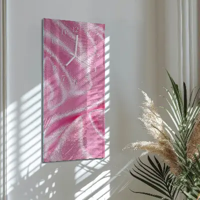 Horloge murale en verre rectangulaire Velours