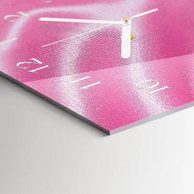 Horloge murale en verre rectangulaire Velours