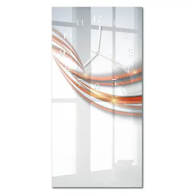 Horloge murale en verre rectangulaire Modèle