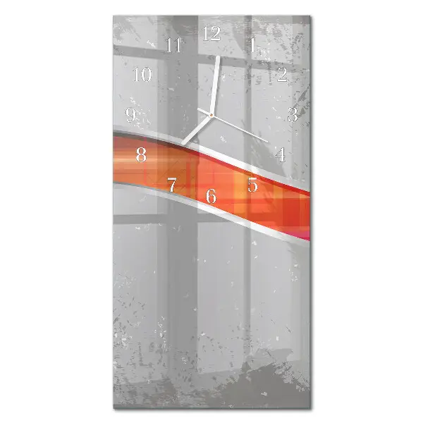 Horloge murale en verre rectangulaire Patrouille