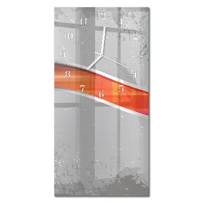 Horloge murale en verre rectangulaire Patrouille