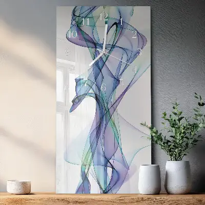Horloge murale en verre rectangulaire Modèle