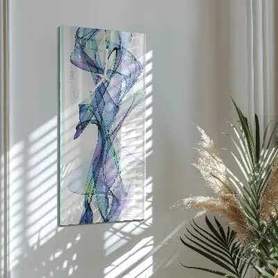 Horloge murale en verre rectangulaire Modèle