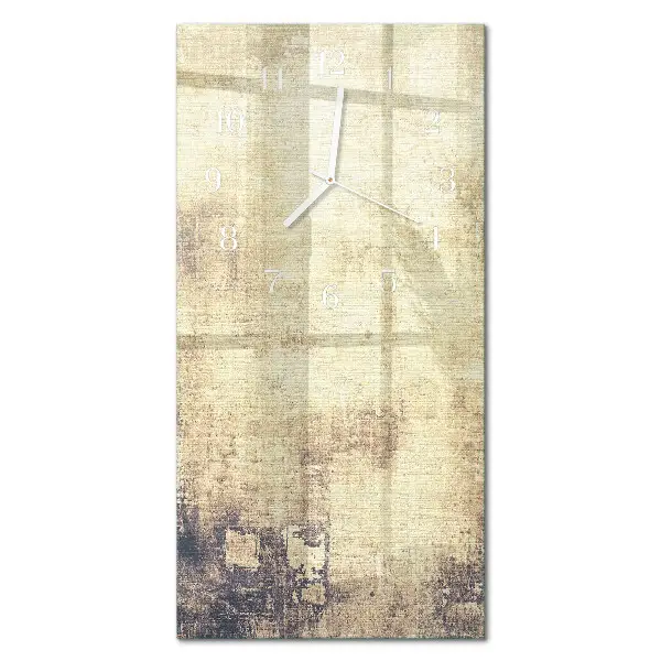 Horloge murale en verre rectangulaire Plastique