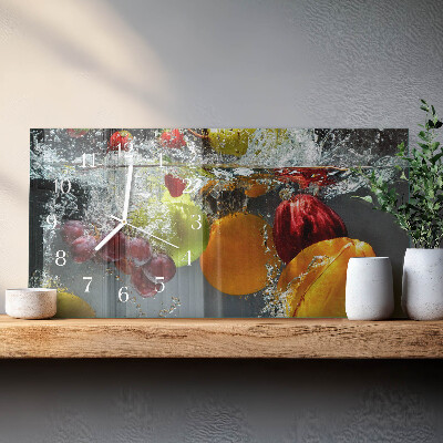 Horloge murale horizontale Fruit unique