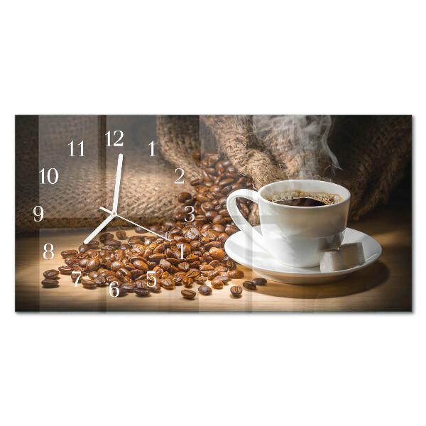 Horloge murale horizontale Infusion sombre