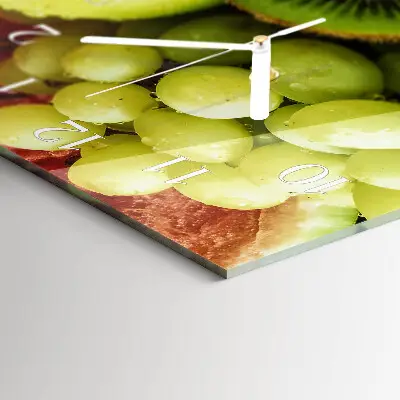 Horloge murale horizontale Produits à base de fruits