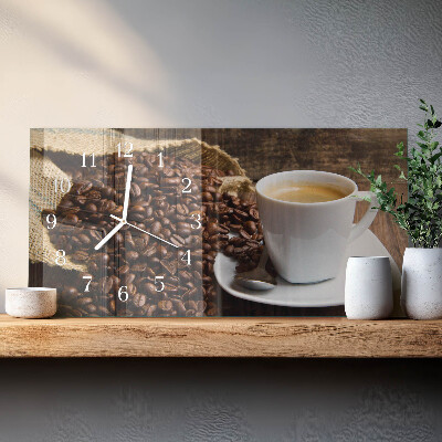 Horloge murale horizontale Petite robe noire