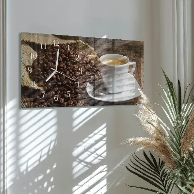 Horloge murale horizontale Petite robe noire