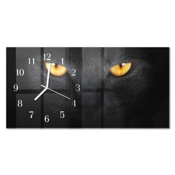 Horloge murale horizontale Matou