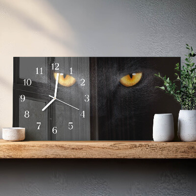 Horloge murale horizontale Matou