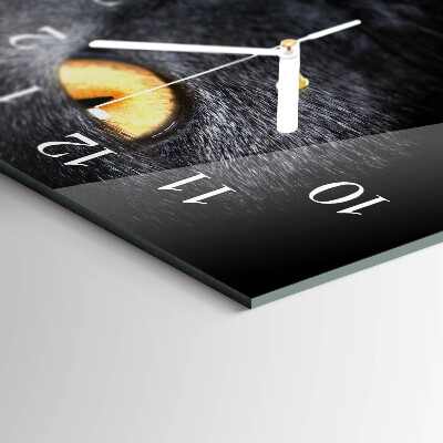 Horloge murale horizontale Matou