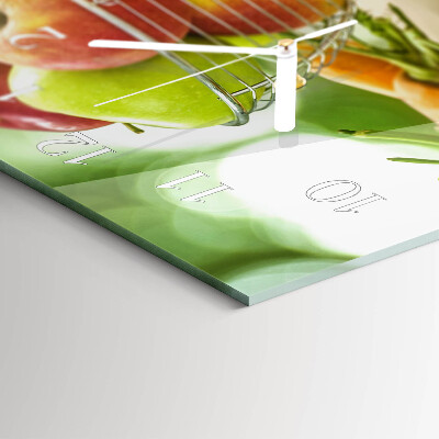 Horloge murale horizontale Fruits et nectar