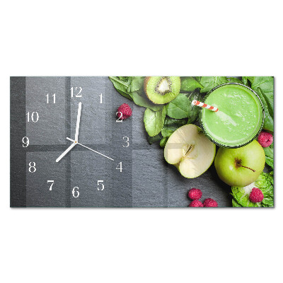 Horloge murale horizontale Salade de fruits