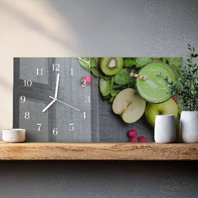 Horloge murale horizontale Salade de fruits