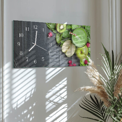 Horloge murale horizontale Salade de fruits