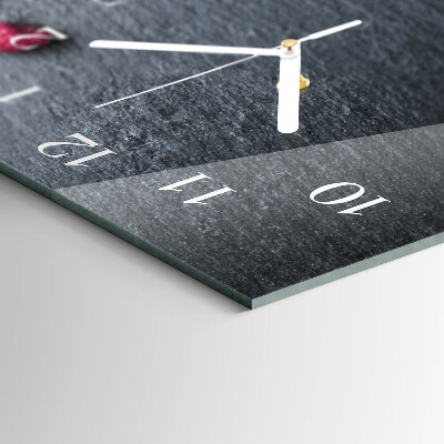 Horloge murale horizontale Salade de fruits