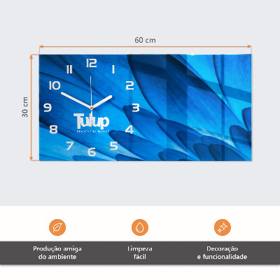 Horloge murale horizontale Salade de fruits