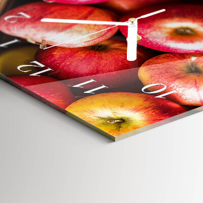 Horloge murale horizontale Pommes de dessert