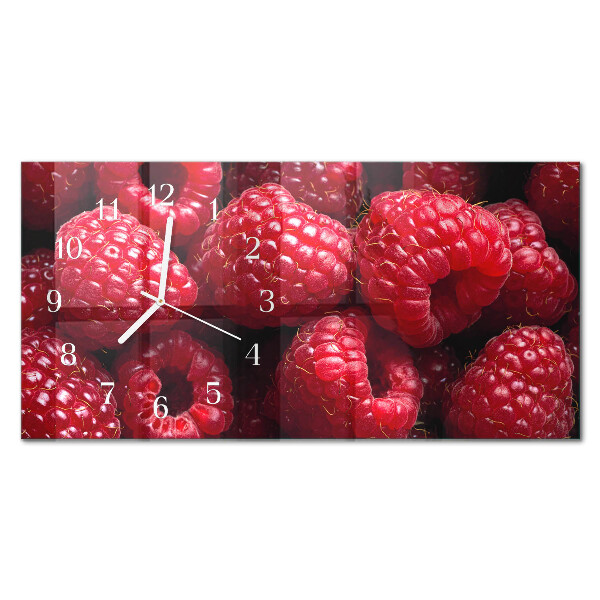 Horloge murale horizontale Framboise