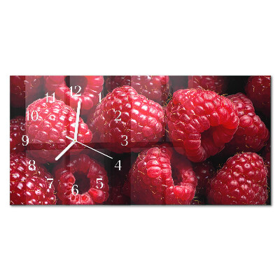 Horloge murale horizontale Framboise