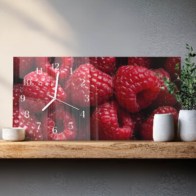 Horloge murale horizontale Framboise