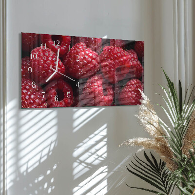 Horloge murale horizontale Framboise