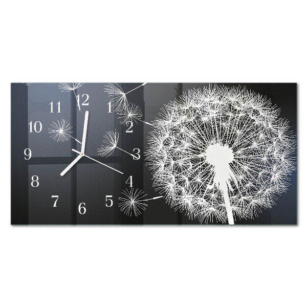 Horloge murale horizontale Cerf-volant pissenlit