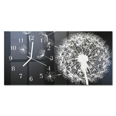 Horloge murale horizontale Cerf-volant pissenlit