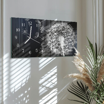 Horloge murale horizontale Cerf-volant pissenlit