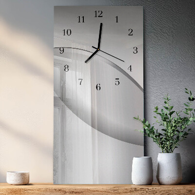 Horloge verticale en verre Modèle