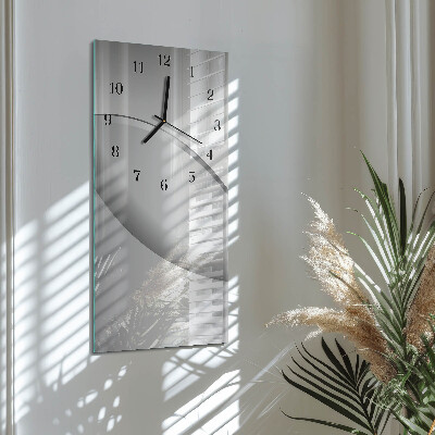 Horloge verticale en verre Modèle
