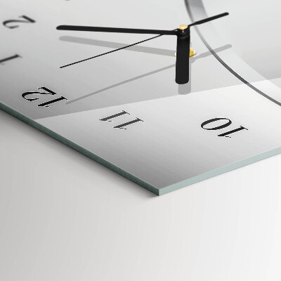 Horloge verticale en verre Modèle