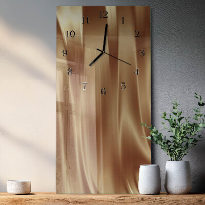 Horloge verticale en verre Velours