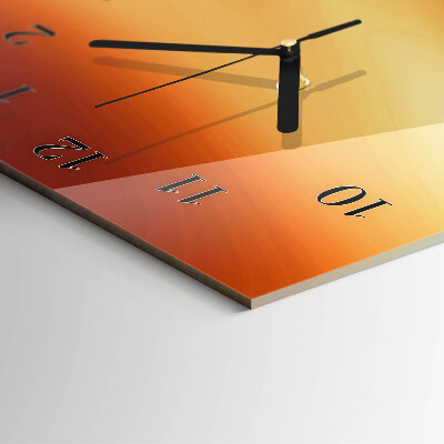 Horloge verticale en verre Abstraction