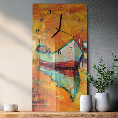 Horloge verticale en verre Łódź