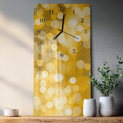 Horloge verticale en verre Districts